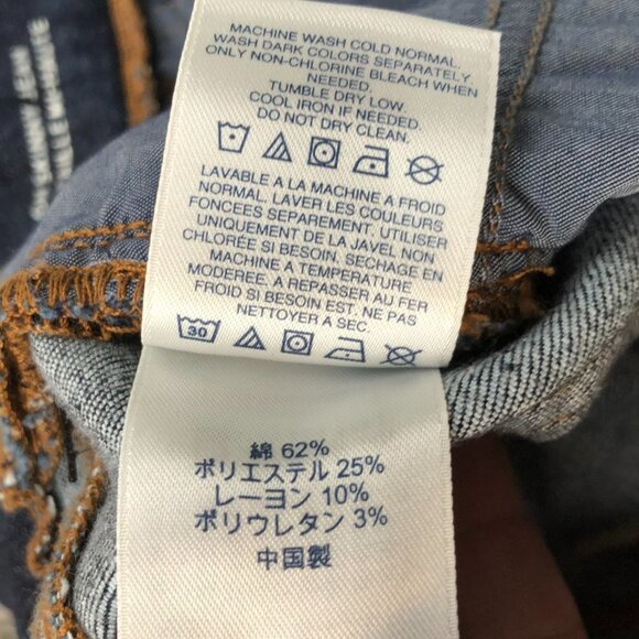 Lands End Womens Mid Rise Pull-On Skinny Jeans Size 6P Blue Denim Casual Stretch - Picture 12 of 16